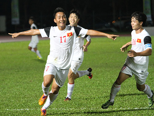 Tuấn Tài (17) chơi hiệu quả ở vị trí trung phong với 2 bàn thắng và 1 pha kiến tạo