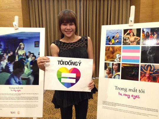 Triển lãm sách về người chuyển giới của ICS - Tổ chức Bảo vệ và Thúc đẩy quyền của những người đồng tính, song tính, chuyển giới tại Việt NamẢNH: ICS