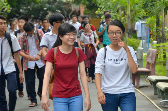 Thí sinh thi THPT quốc gia 2016 tại TP HCMẢnh: Tấn Thạnh