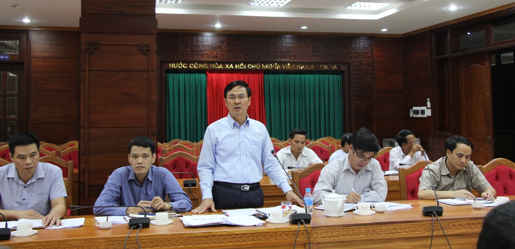 Phó Chủ tịch Thường trực Liên minh HTX Việt Nam Nguyễn Đắc Thắng phát biểu tại buổi làm việc