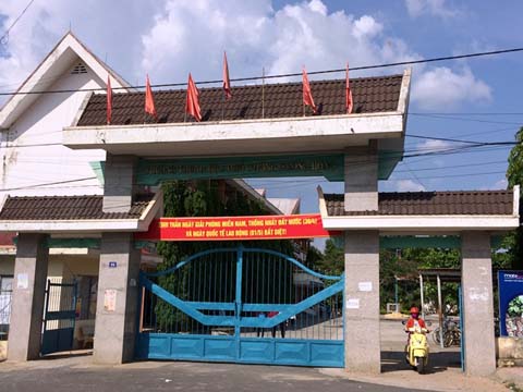 Trường THPT Krông Bông phấn đấu đạt trường chuẩn Quốc gia vào năm 2020.