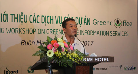 Phó Chủ tịch UBND tỉnh Y Giang Gry Niê Knơng phát biểu tại hội thảo