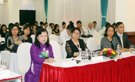 Các đại biểu tham dự khai mạc Hội nghị sáng 30-10.