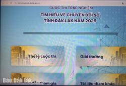 Thí sinh Nguyễn Lê Như Phương (phường Bình Kiến) giành Giải Nhất cuộc thi trắc nghiệm Chuyển đổi số Đắk Lắk 2025 (đợt 3)