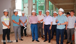 Đẩy nhanh tiến độ thi công Dự án Bệnh viện Đa khoa Buôn Hồ