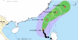 Bão Fung Wong mạnh cấp 12, giật cấp 15 đổi hướng, đổ bộ vào khu vực nào?