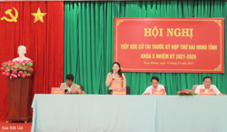 Cử tri các xã Dray Bhăng, Ea Ning, Ea Ktur kiến nghị nhiều vấn đề về hạ tầng giao thông