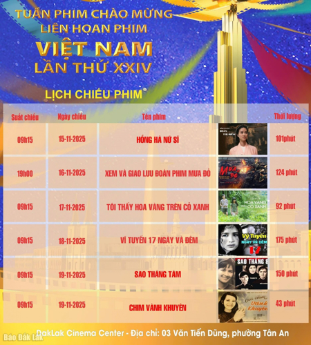 Cơ hội xem phim “Mưa đỏ” và giao lưu miễn phí cùng đoàn làm phim tại DakLak Cinema Center