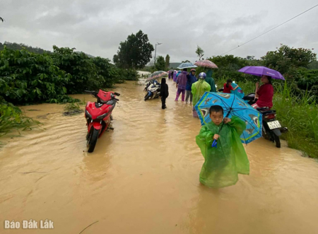 Ngành Giáo dục chủ động ứng phó với mưa lũ