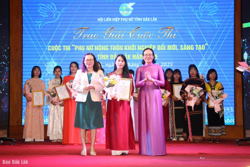 Thí sinh Lê Thị Phương đoạt giải Nhất Cuộc thi “Phụ nữ nông thôn khởi nghiệp đổi mới, sáng tạo” tỉnh Đắk Lắk năm 2025