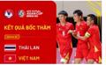 Futsal Việt Nam cùng bảng đương kim Á quân Thái Lan tại VCK châu Á