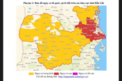 Nhiều vùng trên địa bàn tỉnh Đắk Lắk cảnh báo nguy cơ lũ quét, sạt lở đất