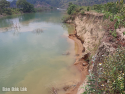 Cần giải pháp cấp bách ngăn chặn sạt lở sông Krông Nô