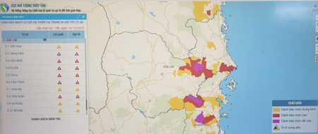 Chủ động ứng phó mưa lớn, lũ quét, sạt lở đất tại khu vực phía Đông tỉnh
