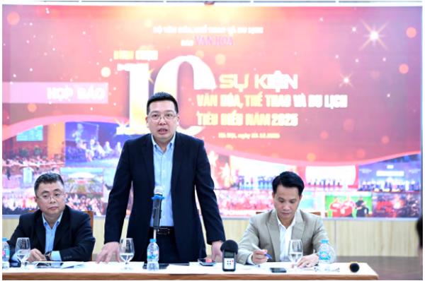 Bình chọn 10 sự kiện Văn hoá, Thể thao và Du lịch tiêu biểu năm 2025