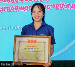 Đắk Lắk có 3 sinh viên được trao tặng Giải thưởng "Sao Tháng Giêng" 2025