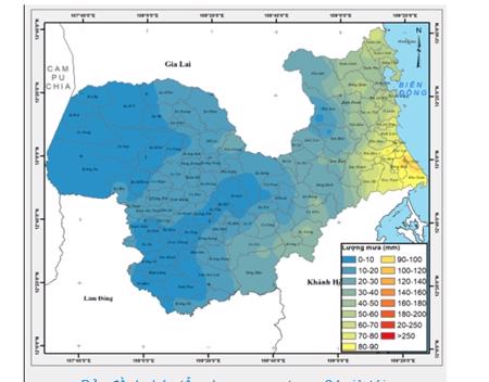 Cảnh báo mưa lớn diện rộng tại khu vực phía Đông tỉnh Đắk Lắk