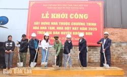 Huyện Krông Búk: Phấn đấu xóa 141 nhà tạm, nhà dột nát cho người nghèo