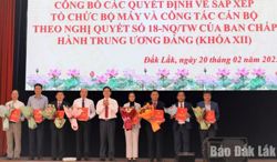 Từ ngày 1/3, các cơ quan, đơn vị hợp nhất, sáp nhập, tổ chức lại chính thức hoạt động