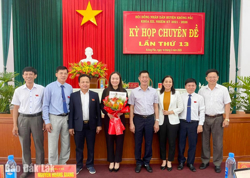 Phó Bí thư Thường trực Huyện ủy Krông Pắc Ngô Thị Minh Trinh được bầu giữ chức Chủ tịch HĐND huyện khóa XII