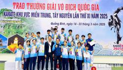 Giải vô địch quốc gia Karate khu vực Miền Trung – Tây Nguyên 2025: Đắk Lắk đoạt 14 huy chương các loại
