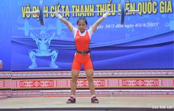 Giải vô địch cử tạ thanh thiếu niên quốc gia 2025: Hà Nội độc chiếm bảng tổng sắp huy chương