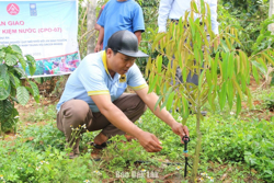 11 hộ dân được hỗ trợ mô hình tưới tiết kiệm nước