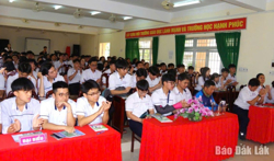 Đẩy mạnh tuyên truyền, hướng nghiệp tuyển sinh quân sự năm 2025