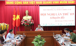 Ban Thường vụ Tỉnh ủy thống nhất phương án sắp xếp đơn vị hành chính