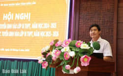 Hội nghị triển khai công tác tuyển sinh lớp 10 THPT năm học 2025 - 2026