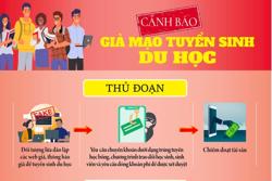 Cảnh báo giả mạo tuyển sinh du học