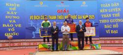 Giải vô địch cử tạ thanh thiếu niên quốc gia 2025: Đoàn Hà Nội xếp thứ Nhất toàn đoàn