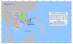 Sáng 11/6, áp thấp nhiệt đới giật cấp 9 cách biển Đông 240km