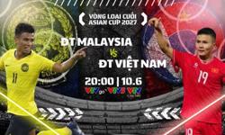 Xem tuyển Việt Nam đấu Malaysia trên kênh nào?