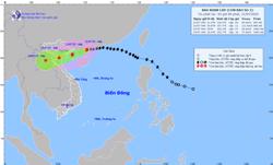 Bão số 3 cách Quảng Ninh-Hải Phòng khoảng 275 km