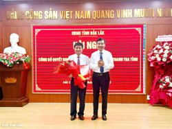 Ông Hồ Duy Thành được bổ nhiệm giữ chức vụ Chánh Thanh tra tỉnh