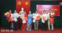 Sở Công Thương công bố các quyết định về công tác cán bộ