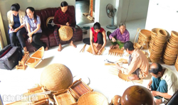 Gìn giữ nghề mây tre đan truyền thống