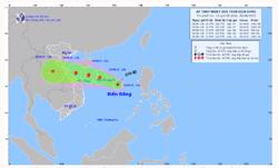 Áp thấp nhiệt đới di chuyển nhanh, hướng vào miền Trung