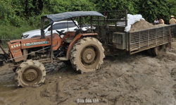 Phát hiện điểm khai thác cát trái phép