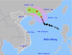 Bão số 7 giật lên cấp 13, cảnh báo mưa lớn, dông, lốc ở miền Bắc