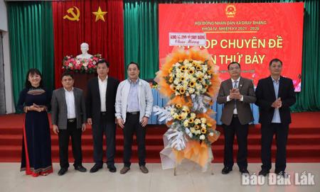 HĐND xã Dray Bhăng tổ chức Kỳ họp chuyên đề bầu Chủ tịch UBND xã nhiệm kỳ 2021 - 2026