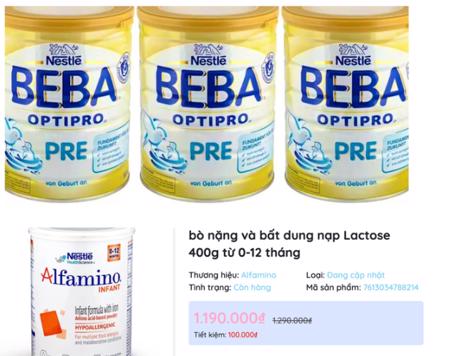Nestlé thu hồi sữa bột tại Đức, Bộ Y tế phát cảnh báo