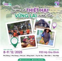 Thiên Môn Bổ Phổi Premium Titafa: San Sẻ Yêu Thương Cùng Bà Con Miền Trung