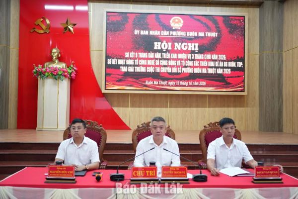 Phường Buôn Ma Thuột tập trung hoàn thành các chỉ tiêu phát triển kinh tế - xã hội năm 2026
