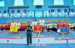 Đắk Lắk giành 6 giải tại Hội thao thể dục thể thao Quân khu 5