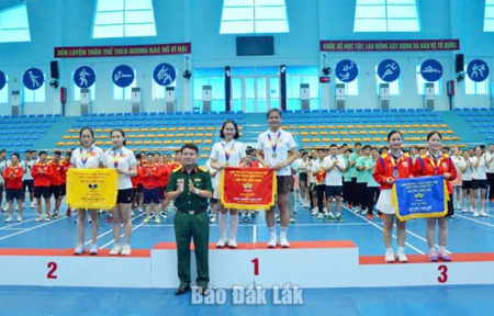 Đắk Lắk giành 6 giải tại Hội thao thể dục thể thao Quân khu 5
