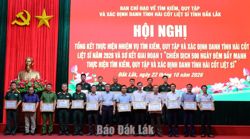 Đắk Lắk đẩy nhanh tiến độ tìm kiếm, quy tập hài cốt liệt sĩ