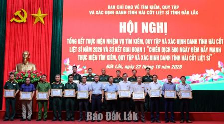 Đắk Lắk đẩy nhanh tiến độ tìm kiếm, quy tập hài cốt liệt sĩ