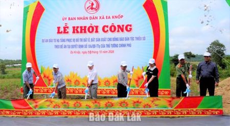 Xã Ea Knốp: Bảo đảm an cư cho đồng bào dân tộc thiểu số